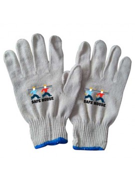 Cotton Knitted Gauge Gloves